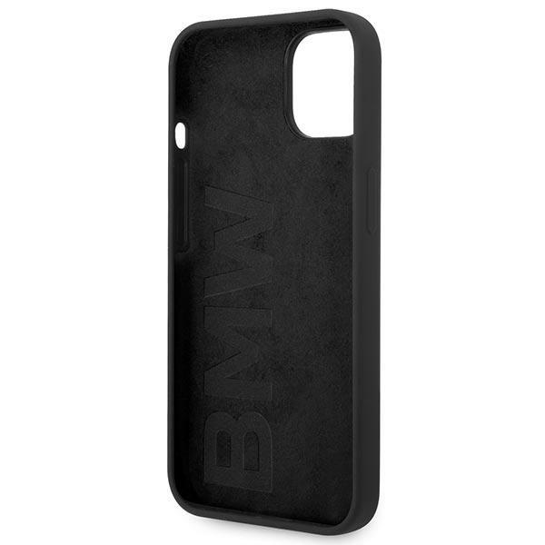 Etui Bmw Bmhcp14Msilbk Iphone 14 Plus / 15 Plus 6,7 Czarny/Black Silicone Metal Logo