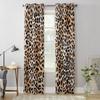 Красочные леопардовые оконные шторы для гостиной, роскошный декор для спальни, занавески для кухни, занавески для окон