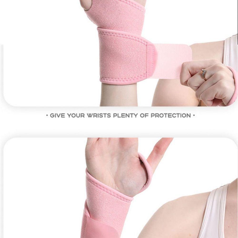 Black Grey Pink Adjustable Wristband Nylon Spandex Carpal Tunnel Brace New Wrist Bandage