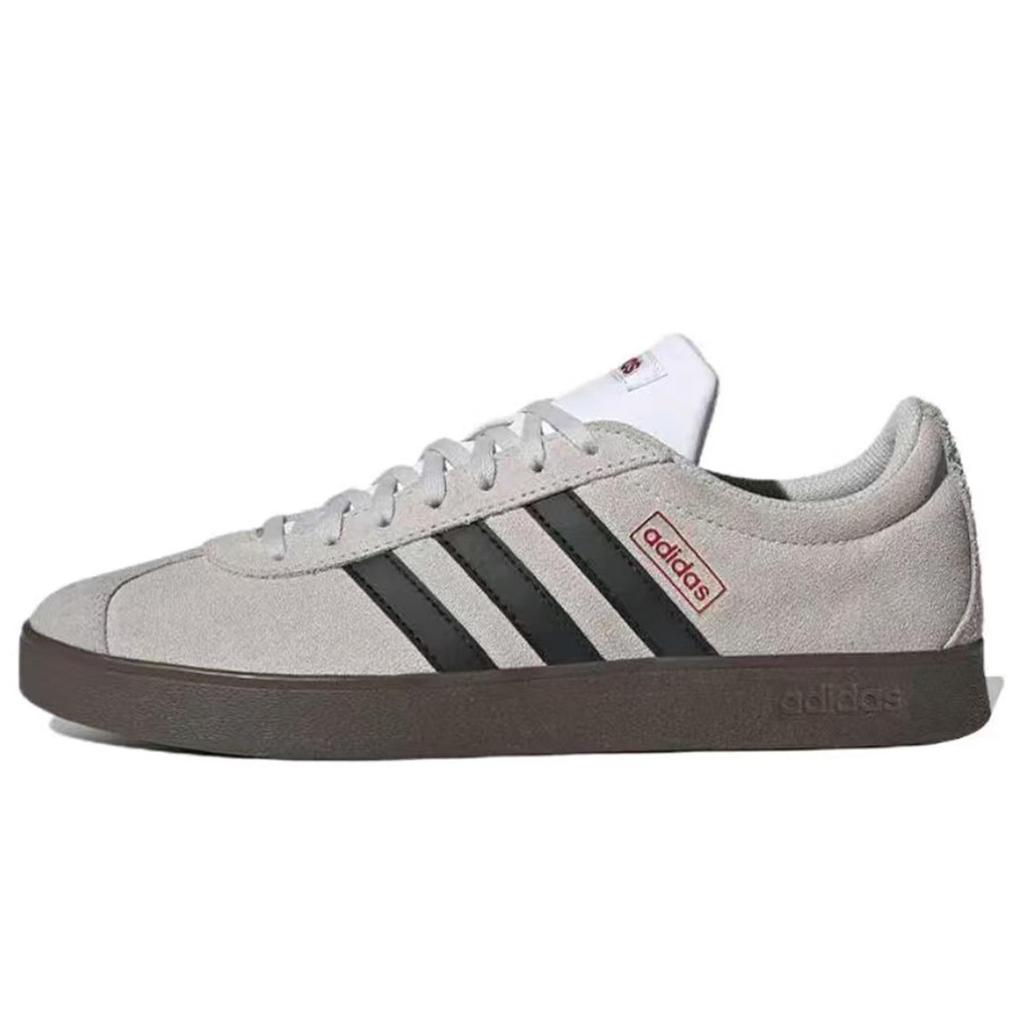 Adidas VL COURT 2.0 Баланс Устойчивые к истиранию Низкие Скейтбордические кроссовки Унисекс Светло-розовые HQ1802(Команда252- )