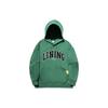 Толстовка-пуловер с принтом букв Li Ning, унисекс, цвет Deep-Palace-Green AWDT719-3