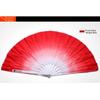 32.5cm Chinese Short Bellydance Fan Plastic Stick Hand Dye Adults Fan High Quality Dance Fan