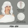 LISI HAIR Волнистый парик с челкой, короткие вьющиеся парики боб для женщин, парик длиной до плеч, парик из термостойкого синтетического волокна для женщин