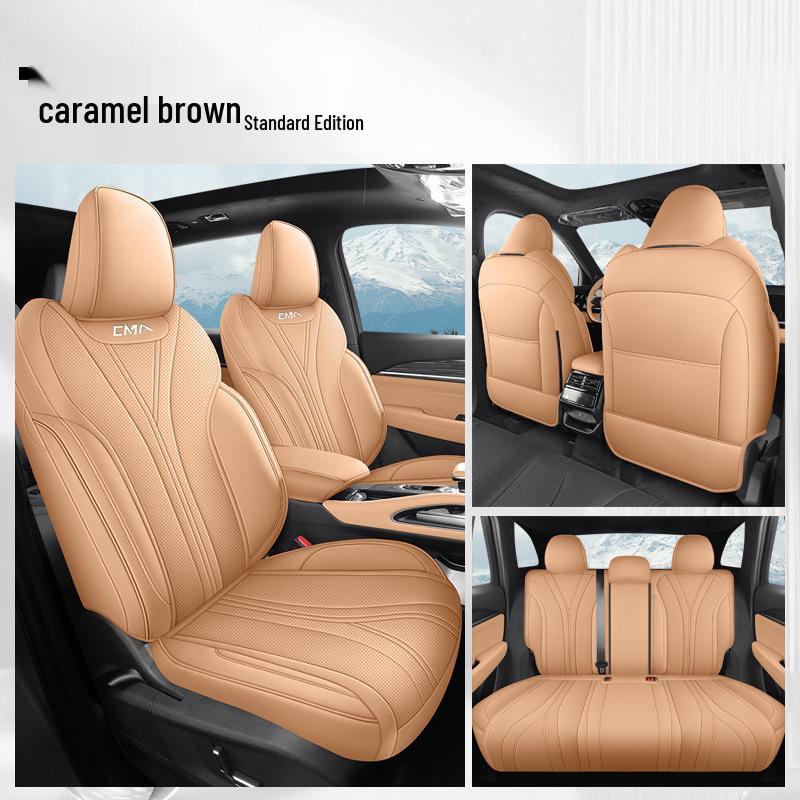 Всесезонная полностью кожаная подушка для сиденья автомобиля для Xingyue L, пятиместная модель