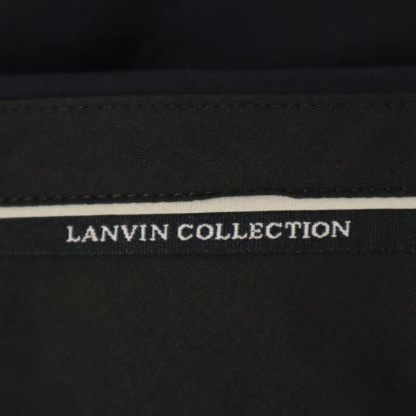Lanvin Сделано в Японии шерстяные брюки слаксы 79 темно-синие мужские б/у