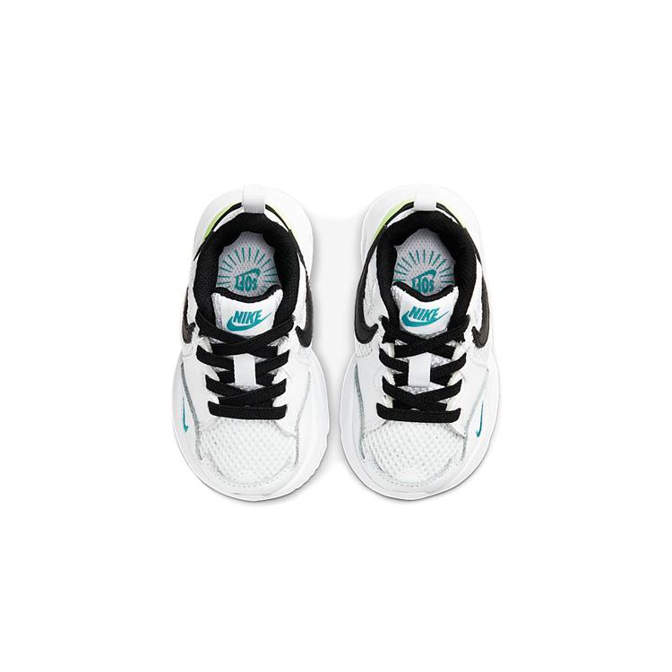 Nike Air Max Fusion Cushioning Abrasion Resistant Breathable Low top Running Shoes White Black Infant And Toddler CJ3826-103