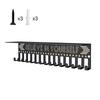 Wall Mounted Medal Display Rack Metal Trophy Shelf Medal Hanger Display With 15 Hooks Medal Holder Sturdy Honor Ribbon Organizer