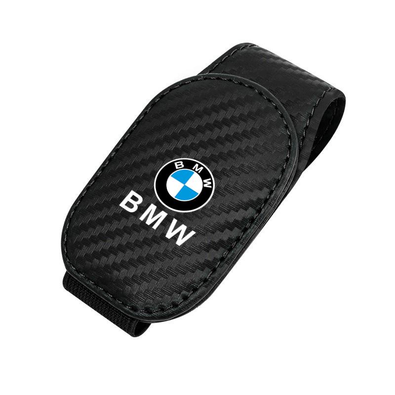 Car Logo Sunshade Clip Card Clip Car Sunglasses Glasses Frame For BMW E60 E53 E83 E84 F48 F40 G20 G01 G02 F10 F95 F97 G15 G16 X5