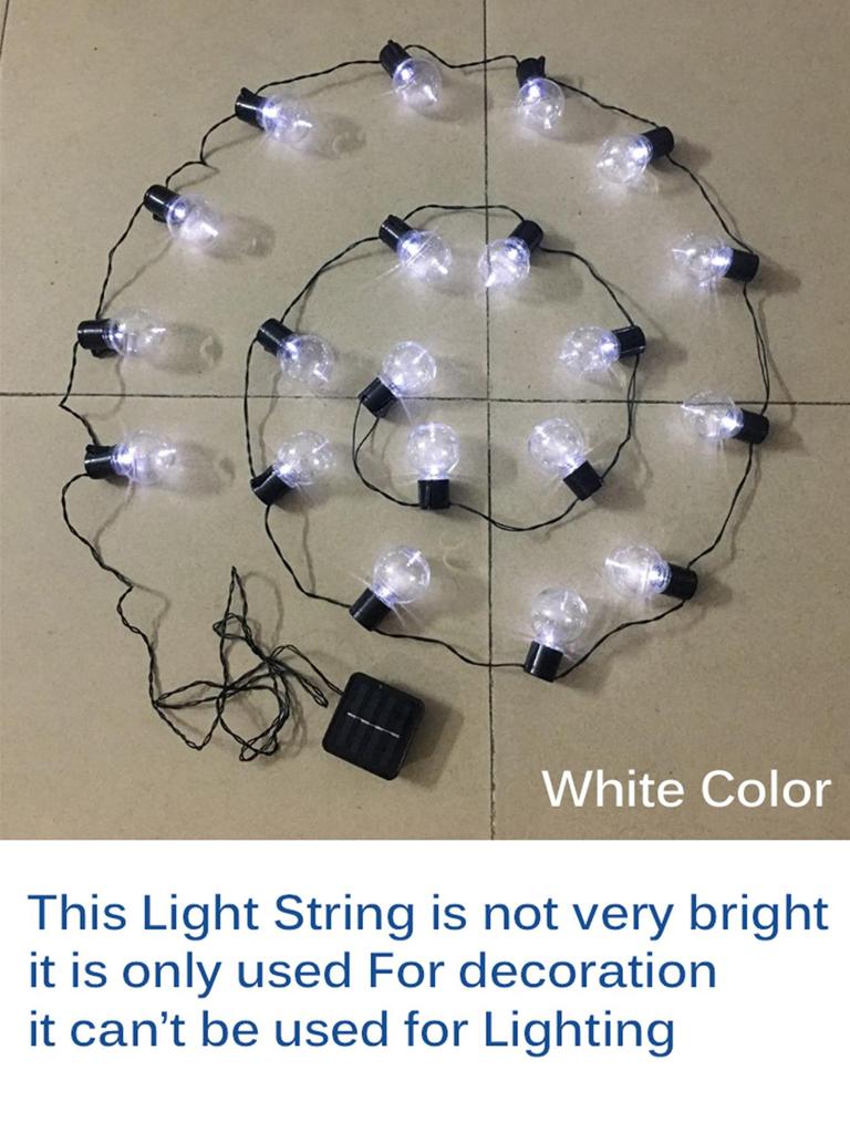 Светодиодные гирлянды на солнечных батареях, лампы 4,5 м, 12 м, солнечные лампы, сказочная гирлянда, уличный для садовой вечеринки, кемпинга, террасы, украшения дерева