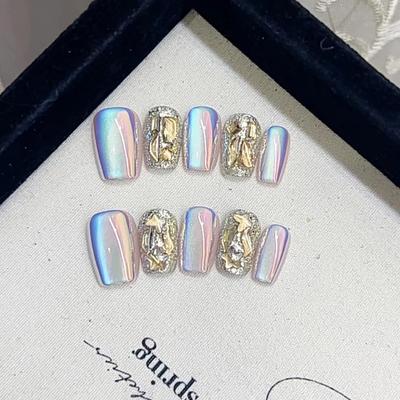 Чисто ручная работа Фототерапия Wear Armor Таблетки Mengqiao Wear Armor Готовый продукт Многоразовые накладки на ногти