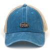 Universal chemistry Pigment Washing Blue Meshcap Trucker