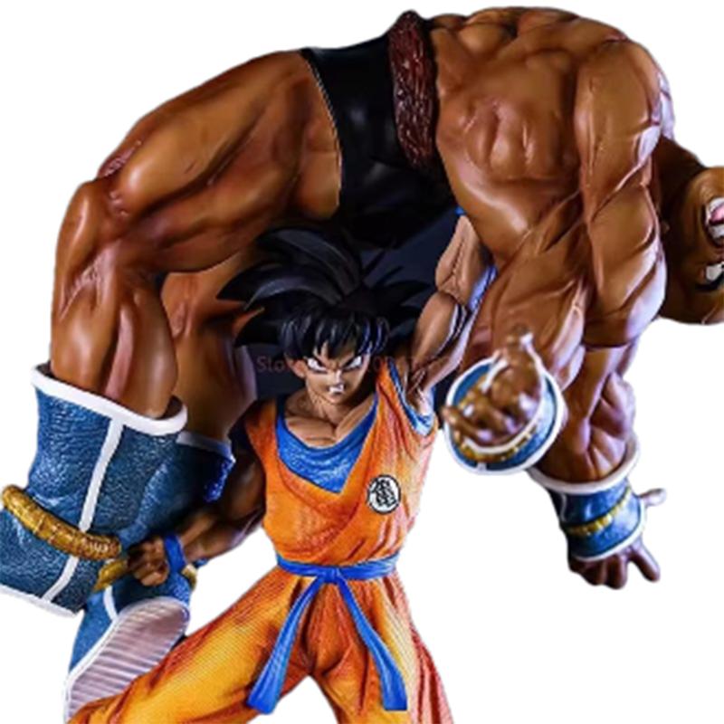 23 см Сунь Укун Поднимает На Ба Мультяшный Персонаж Dragon Ball Улучшенная Статуя Укуна На Ба Настольные Украшения. Набор игрушек-моделей из ПВХ с анимацией