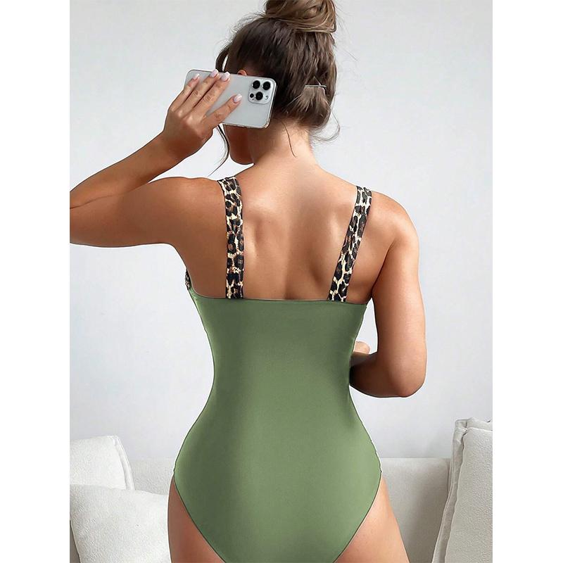 Купальник женский леопардовый боди пуш-ап купальные костюмы женский монокини купальный костюм женские летние пляжная одежда