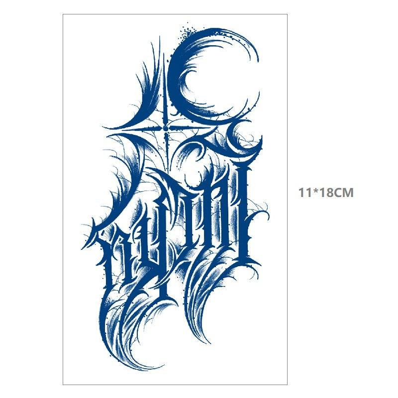 Death Ray прямые неотражающие сок травяные татуировки наклейки линии водонепроницаемые стойкие мужчины и женщины постепенные изменения наклейки