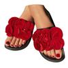 Женские шлепанцы Летний узор Цветок Модные Домашние и Уличные Женские шлепанцы С Подошвой и Задником Пылезащитные Шлепанцы Для Женщин