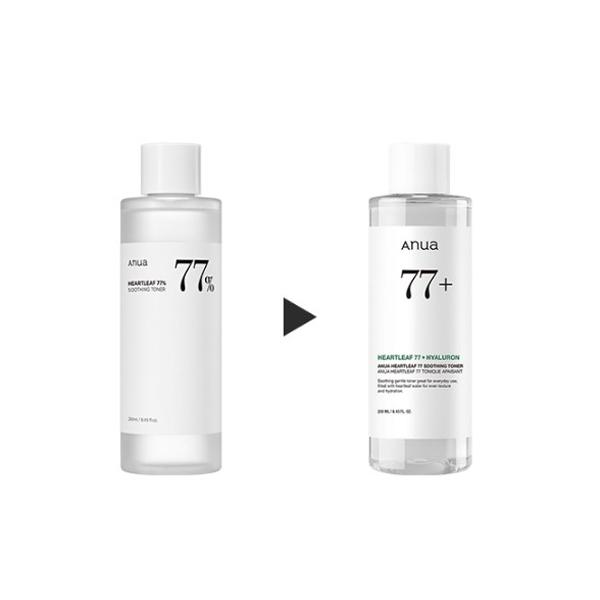 Anua Heartleaf 77 Soothing Toner 250ml/500ml