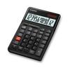 Casio Ergonomic Calculator 12 Digit Day Time Calculation Function Just Type Black Eco Mark Certified & JE-12D-BK-N