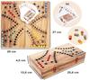 Wooden Tock Game - 4 Players - Eco-Friendly - Traditional Canadian Board Game - Board Game - 2 To 4 Players - 350261