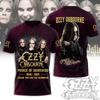 3D-печатная футболка Hot Rock Ozzy Band для мужчин и женщин, Спортивная футболка с круглым вырезом и коротким рукавом в стиле хип-хоп, Мужская одежда
