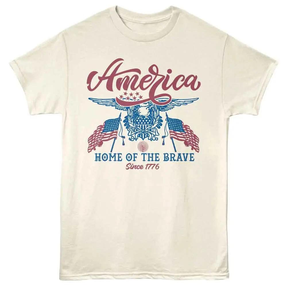 America Home of the Brave Men's T-Shirt