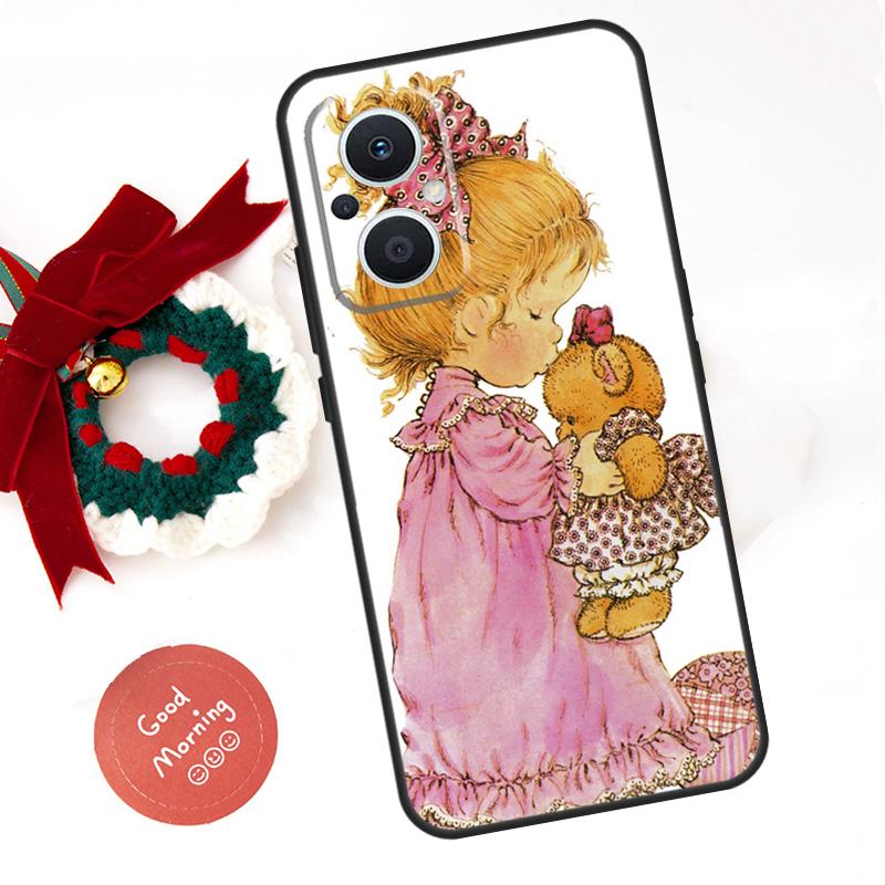 Чехол Funda с узором Sarah Kay для OPPO Reno 14 F 13F 12F 11F 10 11 12 13 Pro 7 8 Lite OPPO Find X5 X6 X8 X9 Pro