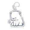 Акриловый вздыхающий брелок для ключей с животным Котенок Панда Брелок Курица Вздыхающий Подвеска Кот Унисекс