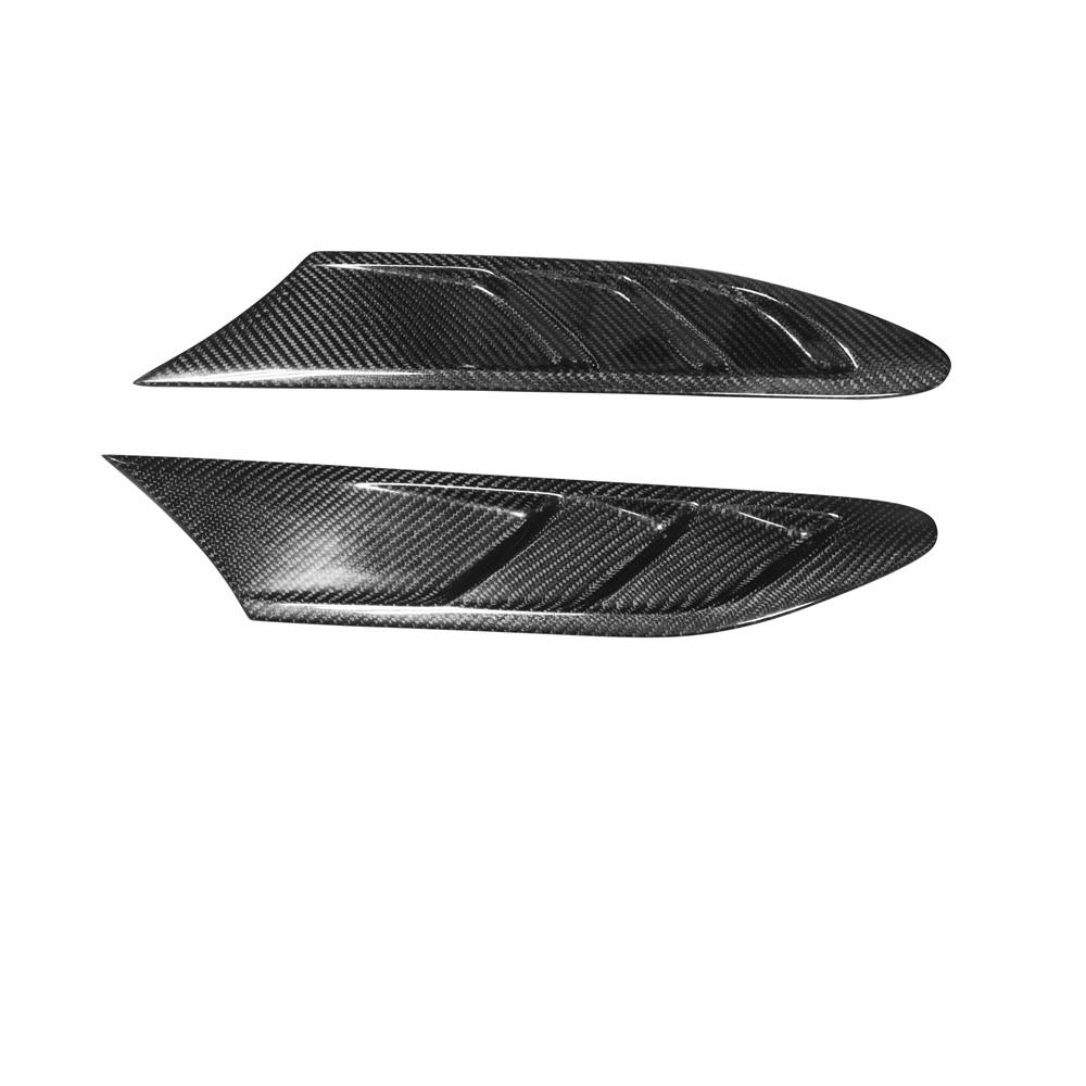 2Pcs Car Fender Fin Vent Real Carbon Fiber For Subaru BRZ Toyota 86 GT 2012-2019