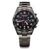 FIELDFORCE SPORT CHRONO Men's Watch, Black PVD Stainless Steel Case (316L), Black Dial, Black PVD Stainless Steel Bracelet, 241890,