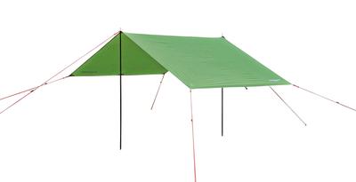 (КАПИТАН ОЛЕНЬ) Брезент Rector Tarp 290 x 180 см, только брезент с защитой от ультрафиолета, водонепроницаемость 2000 мм [для 1-2 человек] с сумкой Green Trekker UA-1084