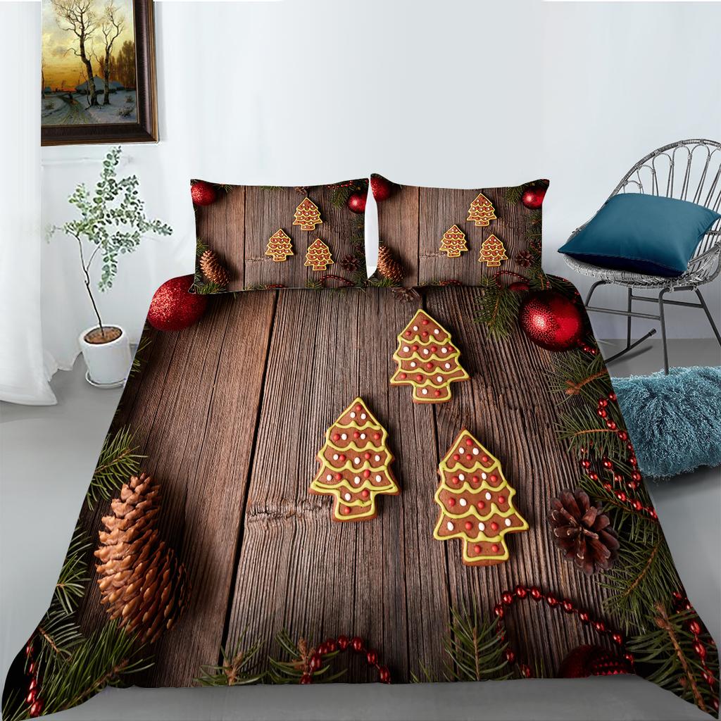 Рождественский комплект постельного белья, креативное домашнее постельное белье, размер Ling, постельное белье, роскошное пододеяльник, мужской и женский пододеяльник