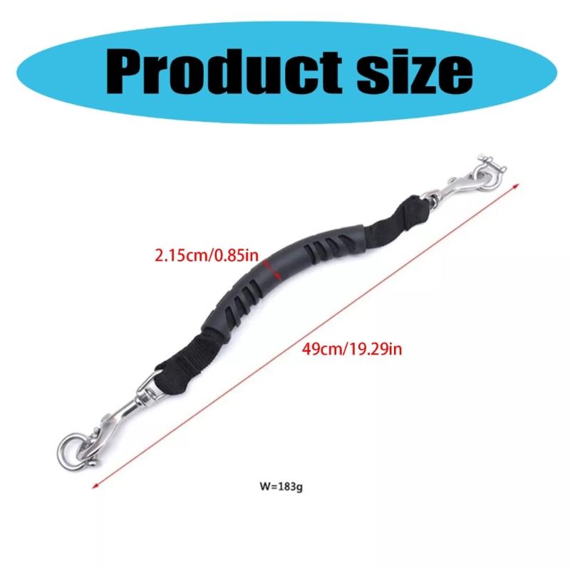 Scubas Diving Light Camera Handle With Swivels Hook And Clip Underwater Camera Rigs Lanyard Strap Diving Camera Lanyard