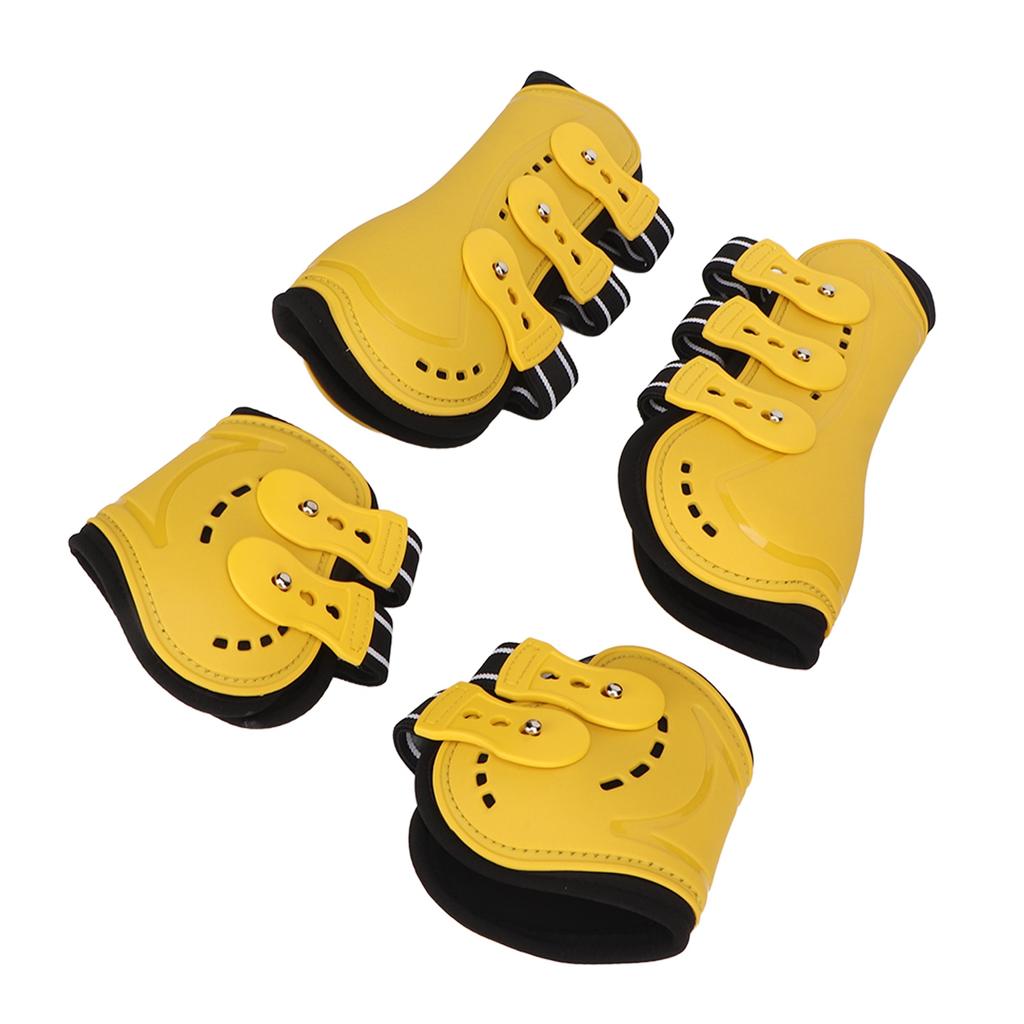 Horse Tendon Boots Fetlock Boots Open Front Breathable Adjustable Protective Horse Boots for