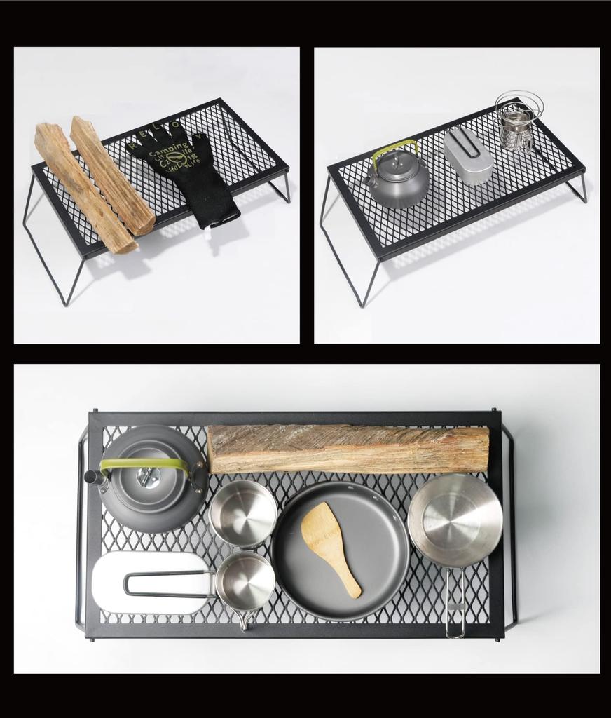 YOLER Уличный стол Костер Стол Кемпинг Низкий Тип Плита Подставка Костер Подставка Для Кухни Стол Для Хранения Балкон Эксклюзивная Сумка Включена Версия До 55 x