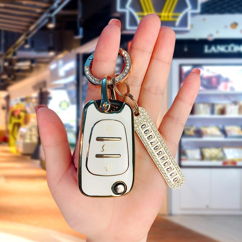 TPU Key Cover for Hyundai Sonata 8/Elantra - Premium Car Key Protection