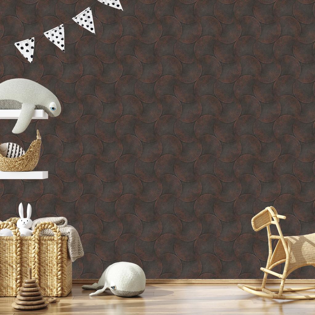Ornamental abstract wallpaper for living room and bedroom 50x1000