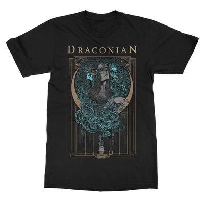 Редкая хлопковая футболка с графикой группы DRACONIAN, унисекс, летняя, с коротким рукавом, модный бренд, футболка, роскошная, повседневная, винтажная, ретро, топы