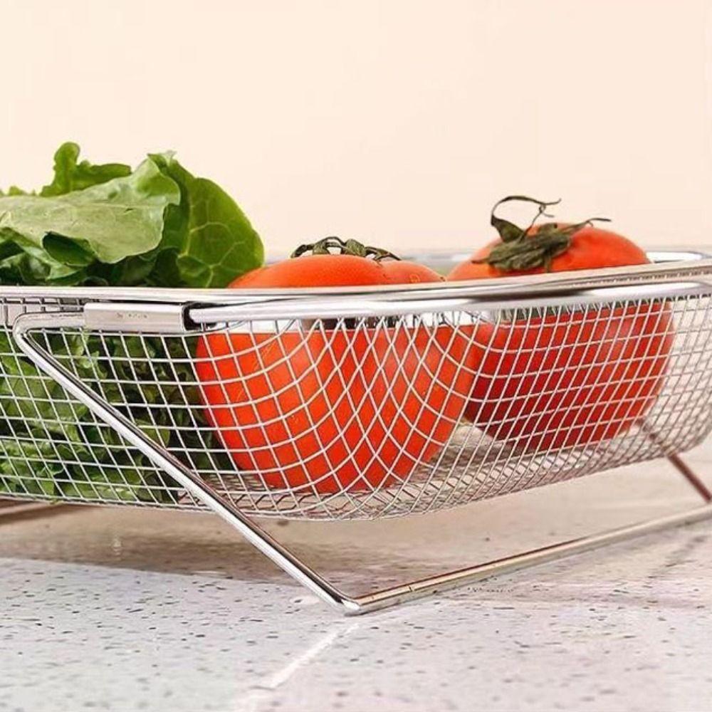 Versatile Expandable Sink Colander Stainless Steel Sink Strainer Sink Drainer Basket  Vegetables