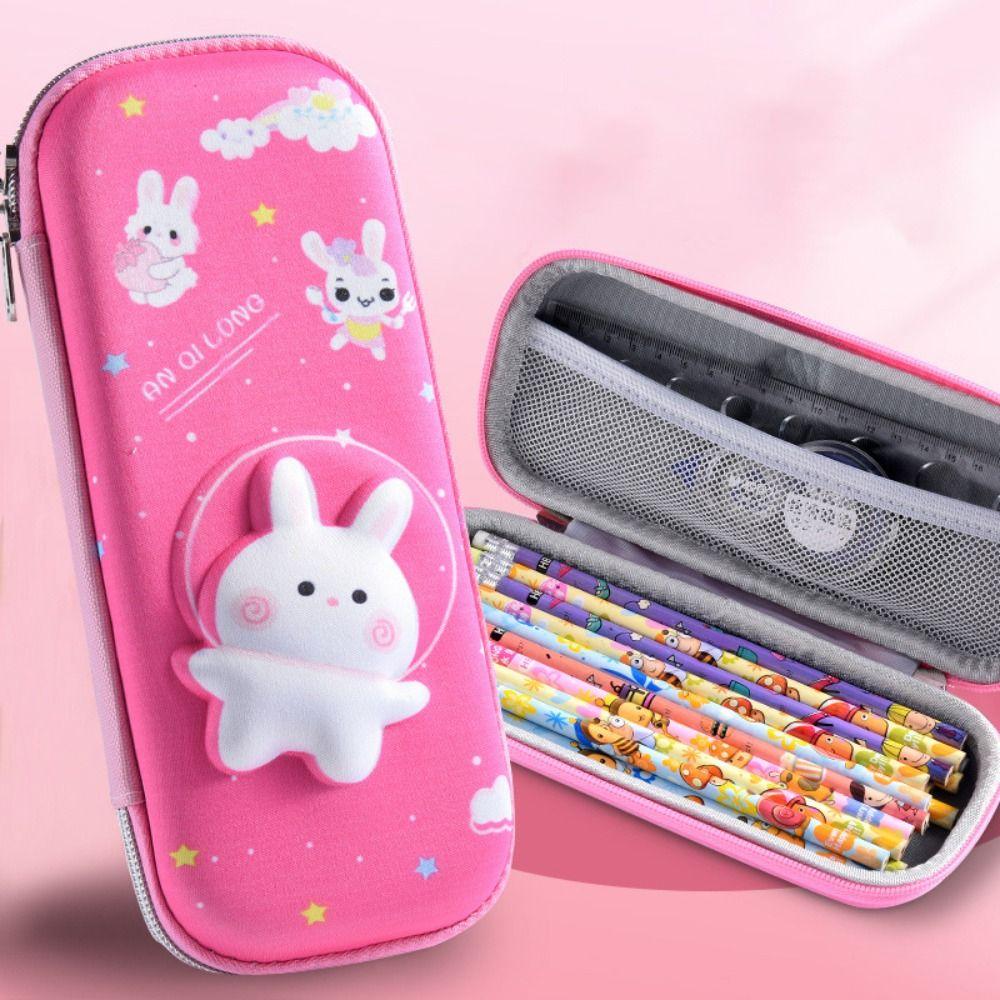 Пенал большой емкости EVA Pen Bag Cartoon Pen Box Student