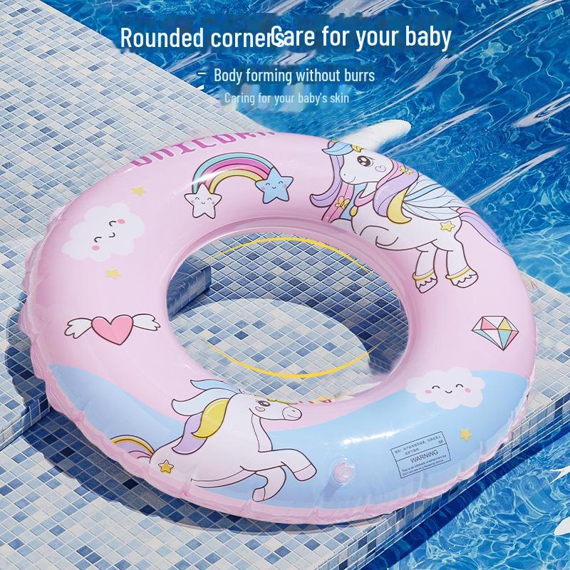 Kids' Anti-Rollover Inflatable Mermaid Arm Ring Buoy