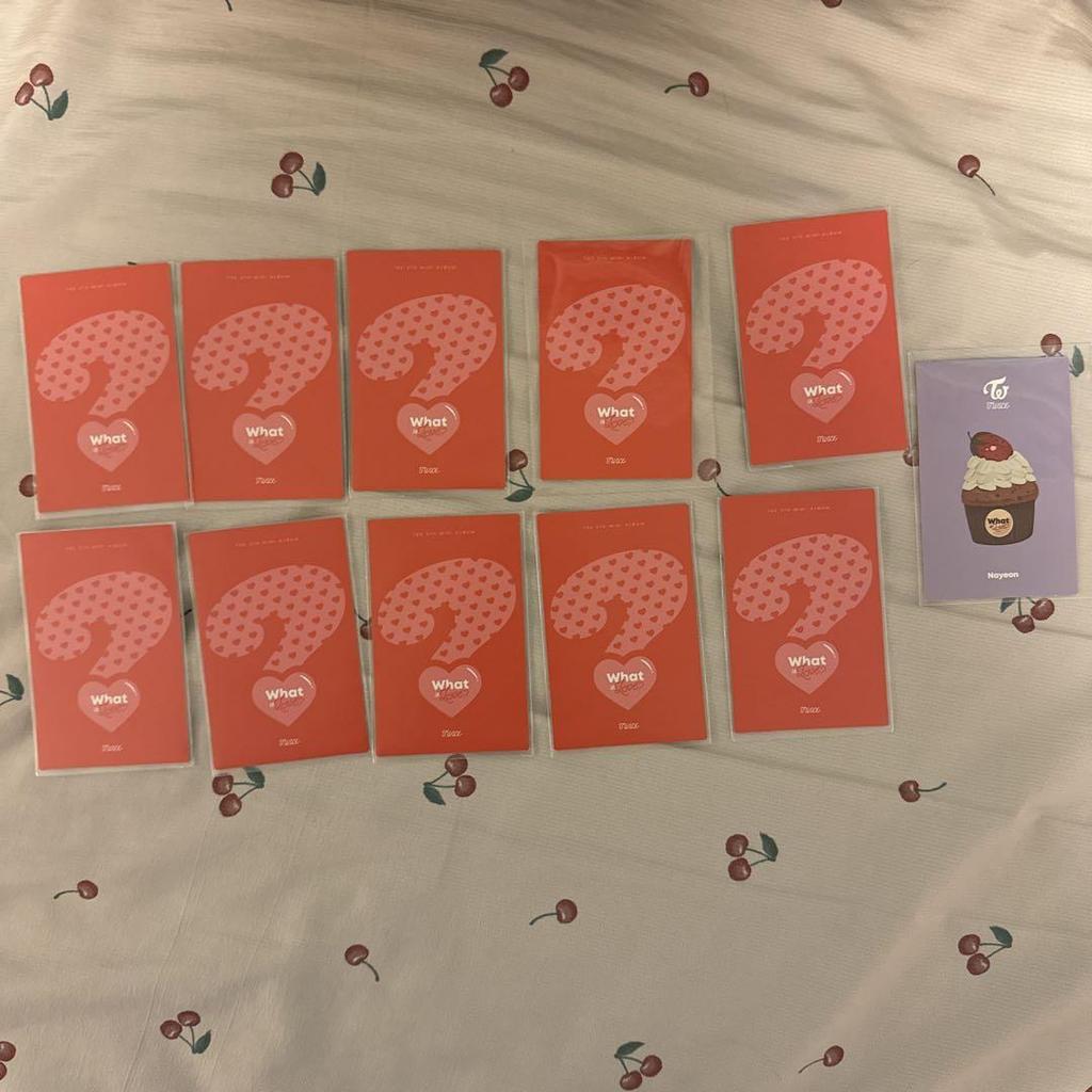 [Б/У] Дважды Наён торговая карточка What's Love полный набор