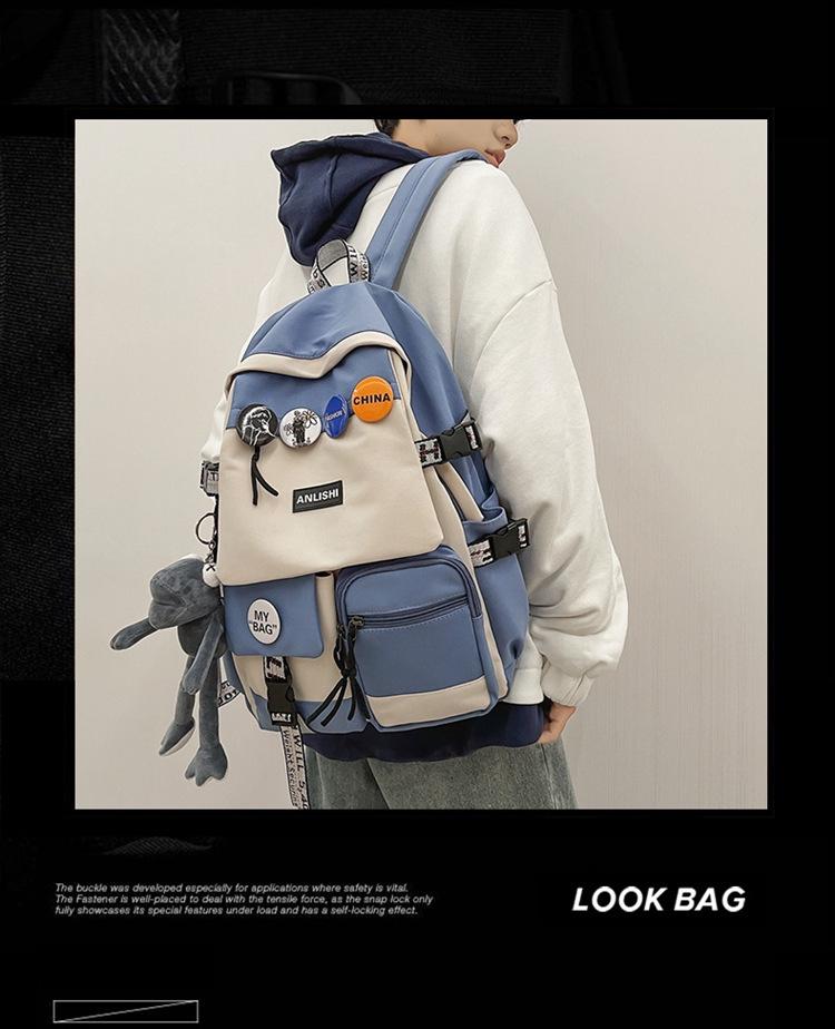 Рюкзак унисекс большой вместимости для студентов: Идеально для старшей школы, колледжа и путешествий