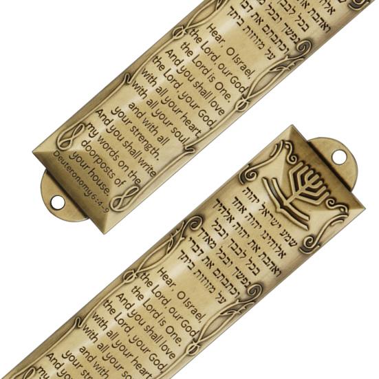 Дверная мезуза, нержавеющая, устойчивая к коррозии металлическая еврейская мезуза, налет, украшение для двери, окна, благословение, подарок