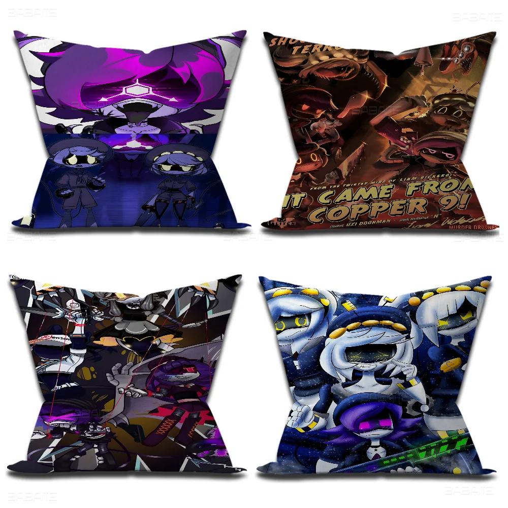 M-Murder Drones Cushion Cover Pillowcase Upholstery Sofa Throw Pillow Home Decor Pillowcas