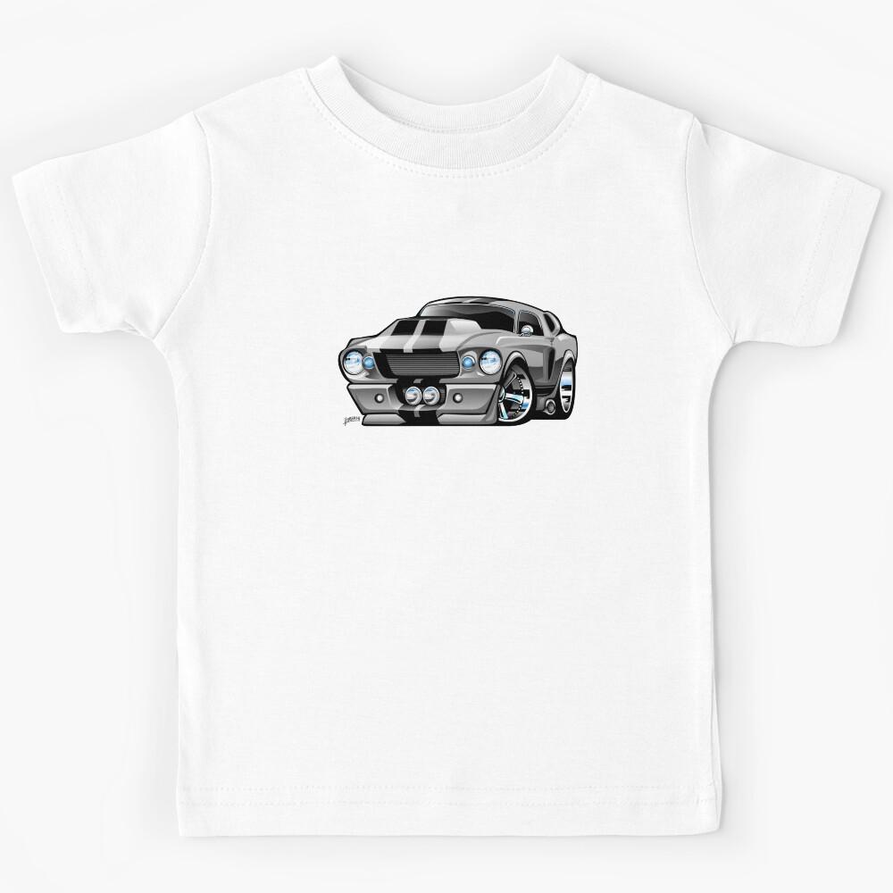 Classic Sixties American Muscle Car Cartoon Kids T-Shirt
