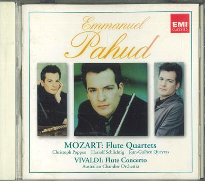 CD МОЦАРТ, ЭММАНУЭЛЬ ПАЮ - Квартеты для флейты FECC42208 EMI CLASSICS Япония Классика Б/У