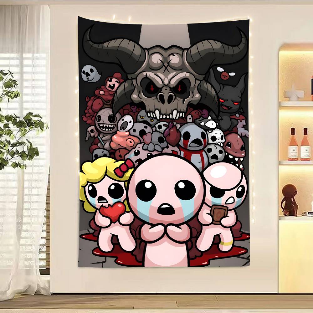 Игра The Binding Of Isaac Классическое Аниме 2025 Фотофон День Рождения Торт Разбить Портрет Декор Фон Фотостудия