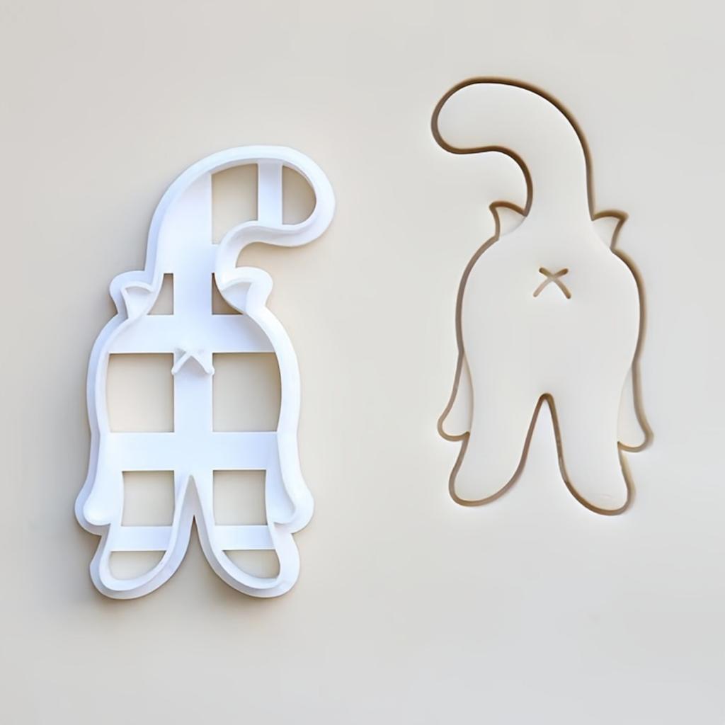 3 шт. форм для тиснения в виде мультяшного кота, инструменты для штамповки своими руками, пластиковый материал, не требует электропитания, принадлежности для рукоделия.