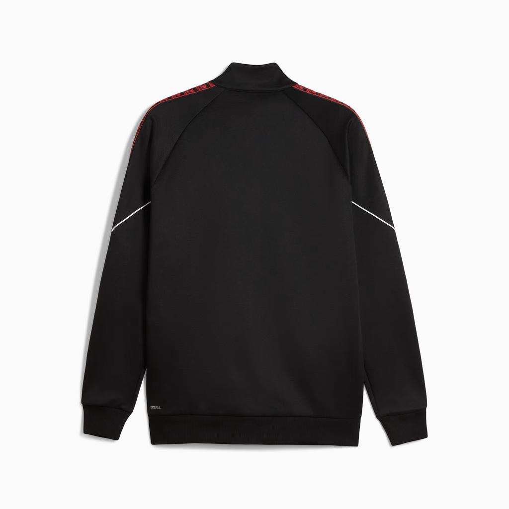 Puma Футбольная тренировочная куртка с длинным рукавом AC Milan, унисекс, черная, 782607-04