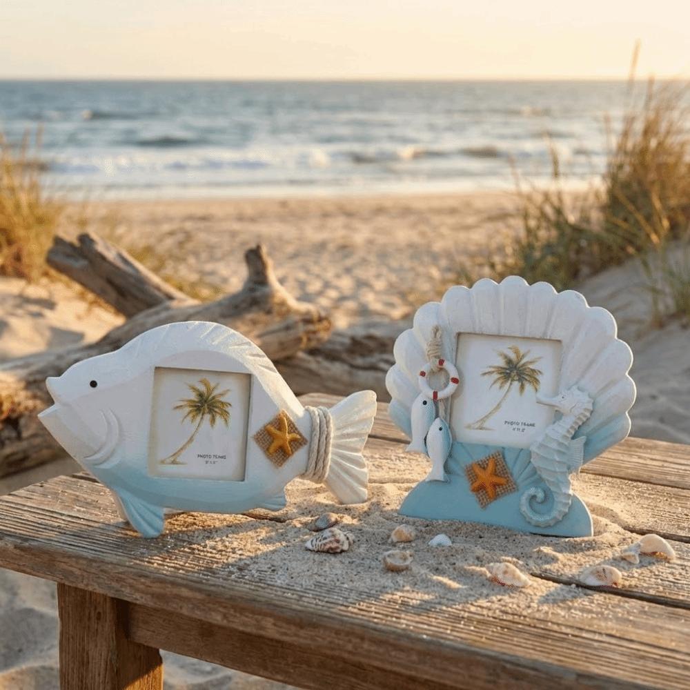 Unique-shaped Nautical Decor Frame Wooden Instant Photo Frame Wedding Photo Display