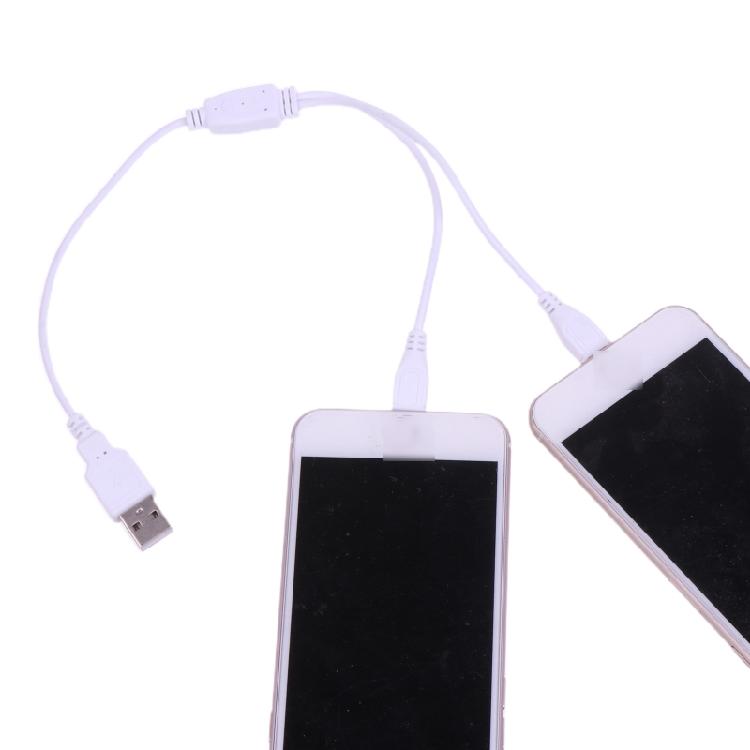 Двойной Micro USB на USB 2 в 1 Кабель-разветвитель Y Кабель для быстрой зарядки